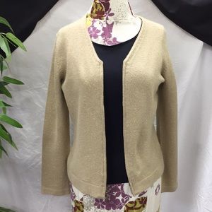 Liz Claiborne Very Nice Zip Up V Neck Sweater